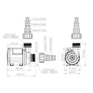 Sicce Syncra SDC 3.0 Aquarium Pump 800gph - Image 2