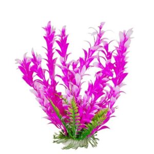 Bacopa-like 6" w/weighted base Bag & Header, Pink/White