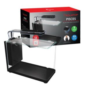 AquaTop PISCES Nano Bullet Glass Aquarium 5G