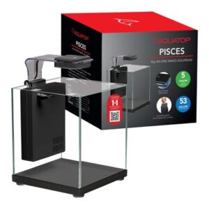 AquaTop PISCES Nano Cube Glass Aquarium 5G