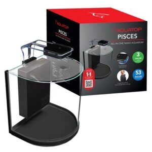 AquaTop PISCES Nano Bowfront Glass Aquarium 3G